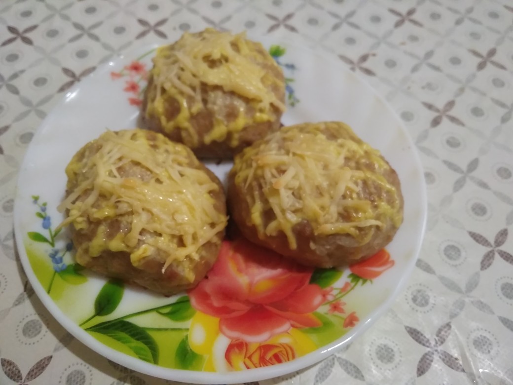 Биточки, запечённые в духовке