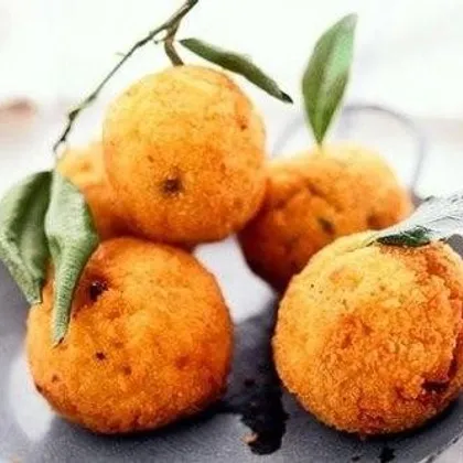 Рисовые шарики с сыром (Arancini di Riso)