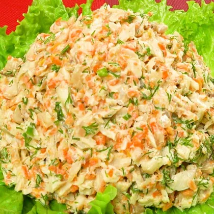 Дорогой праздничный салат из недорогих продуктов. Салат Раковые шейки | Salad for the holiday