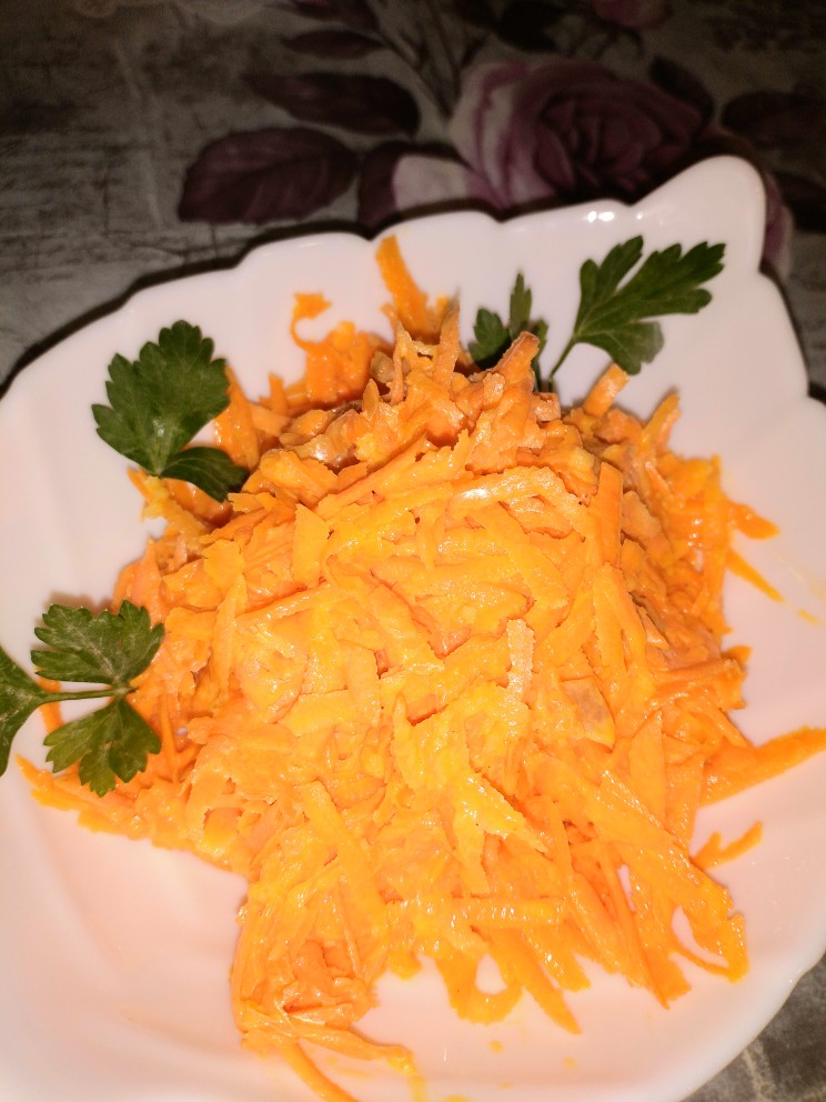 Морковь с чесноком