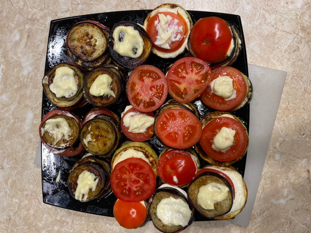 Овощные башенки