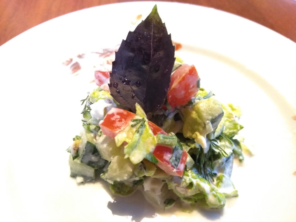 Салат дачный "Весенний"