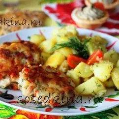 Мясные рубленые котлеты с рисом и болгарским перцем #рис