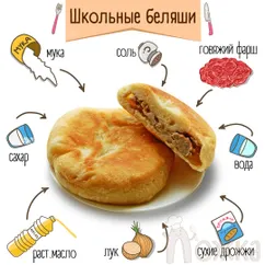 Школьные беляши 😛