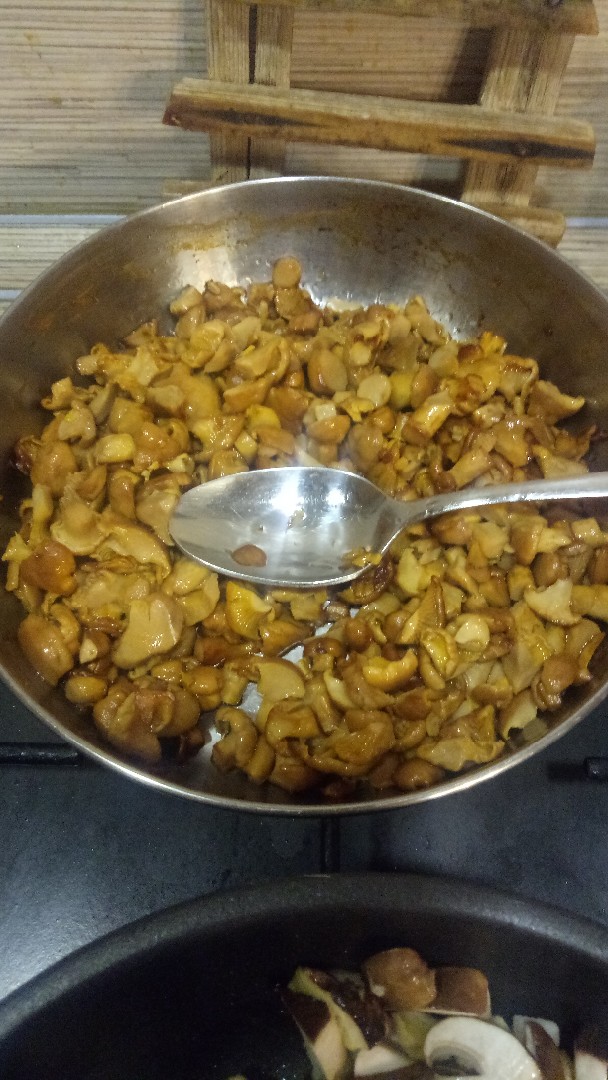 Лисички жареные на зиму