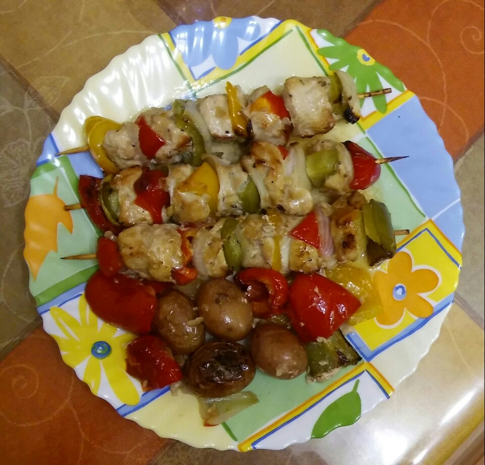 Куриные шашлычки в азиатском стиле