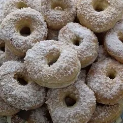 Пончики🍩🍩🍩 на кефире в духовке