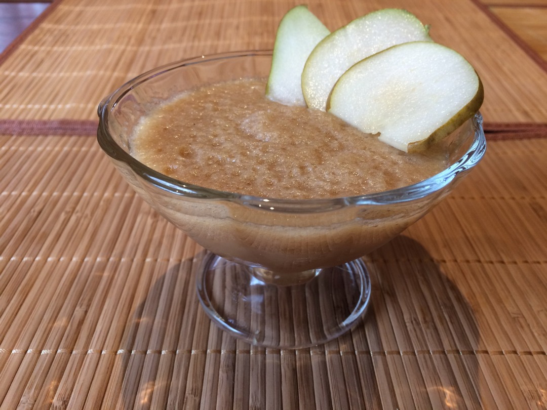 Желе с запеченными фруктами