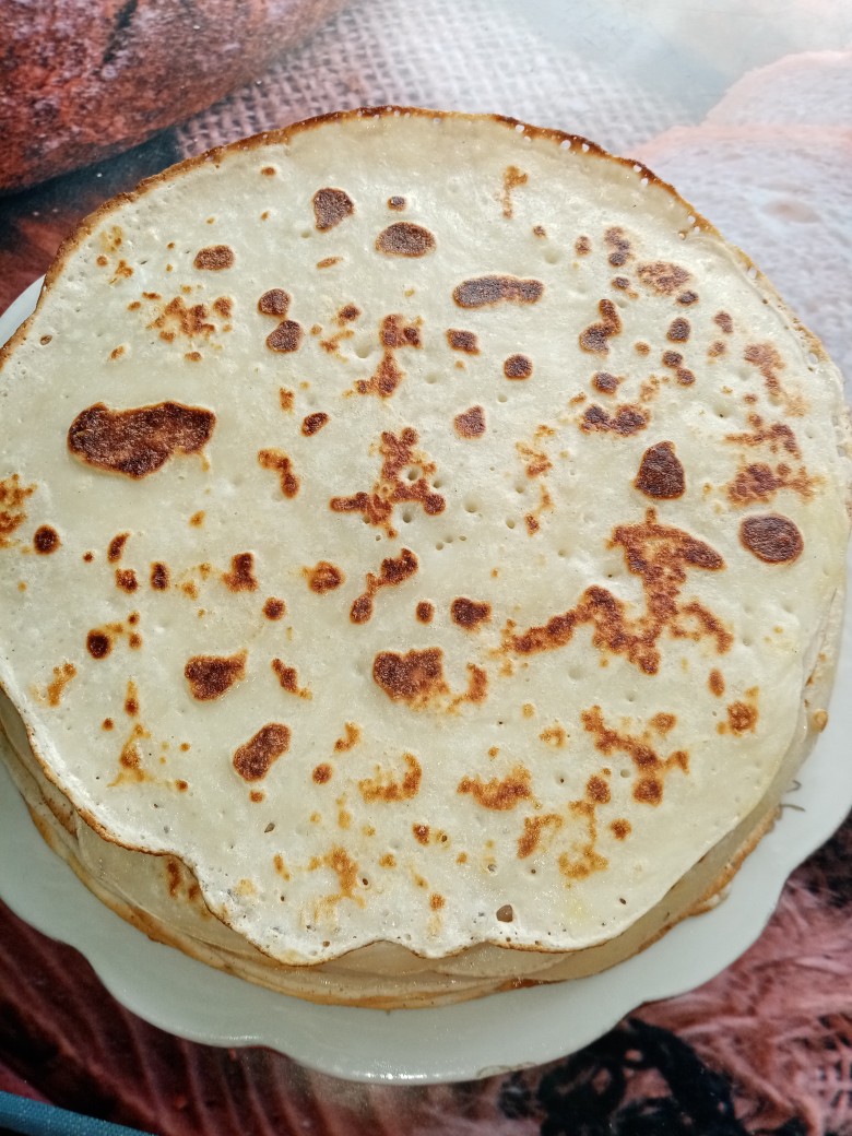Блины на минералке