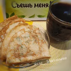 Блинчики с сыром и зеленью🥞