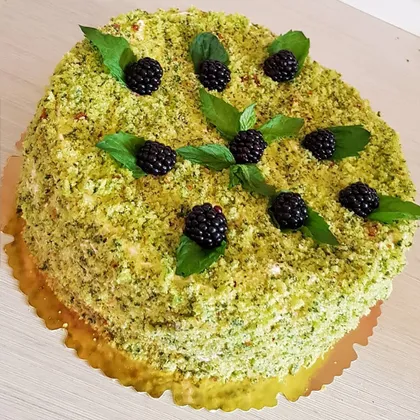 Торт со шпинатом 'Лесной мох'