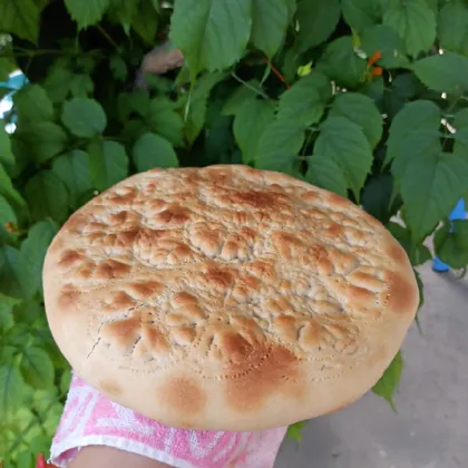 Домашний хлеб по-таджикски.🍞