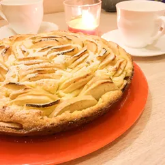 Творожная шарлотка 🥧 🍏🙌🏻✨