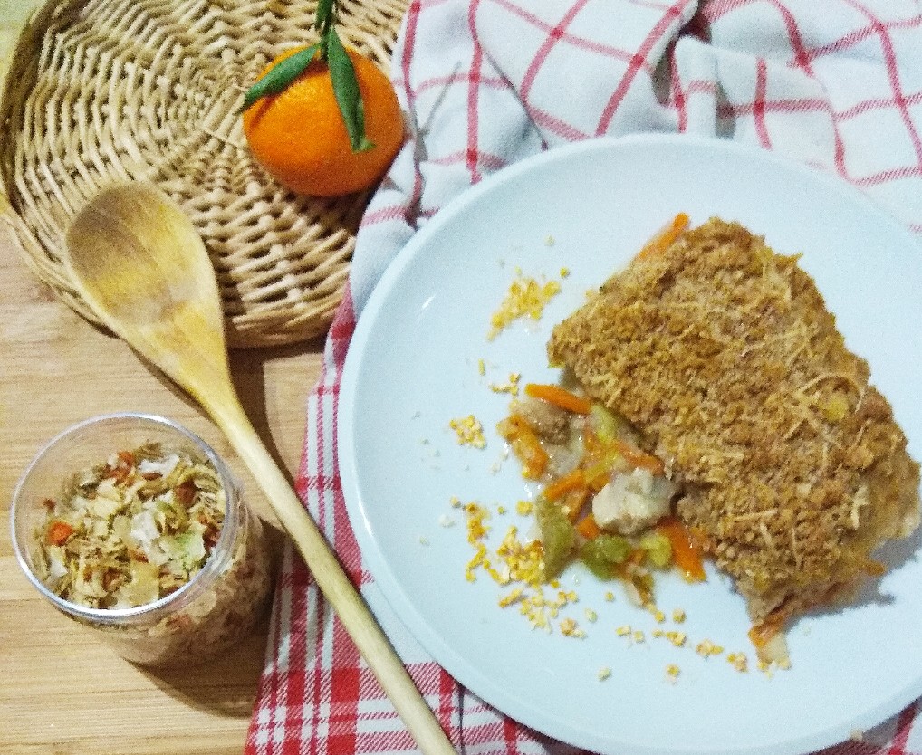 Праздничная курица под шубкой