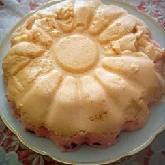 Желейный торт на ряженке с фруктами