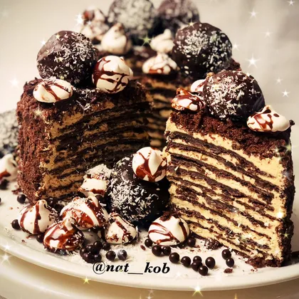 Торт «Шоколадный наполеон»❤️