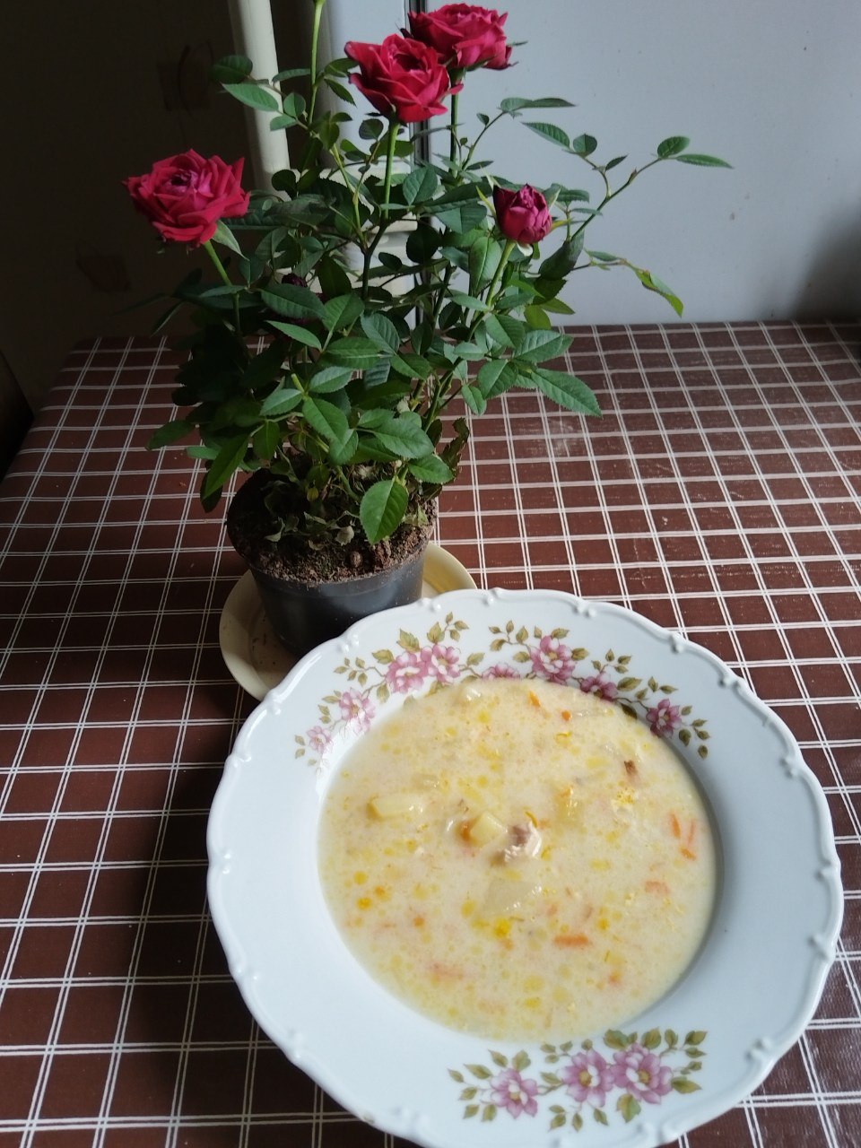 Сырный суп по-французски с курицей