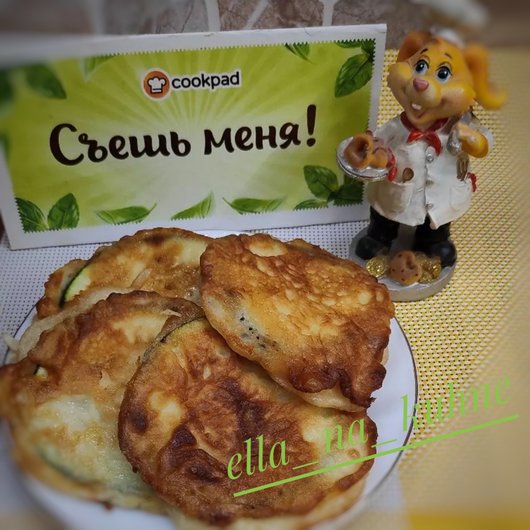 Кабачки в кляре на сковороде