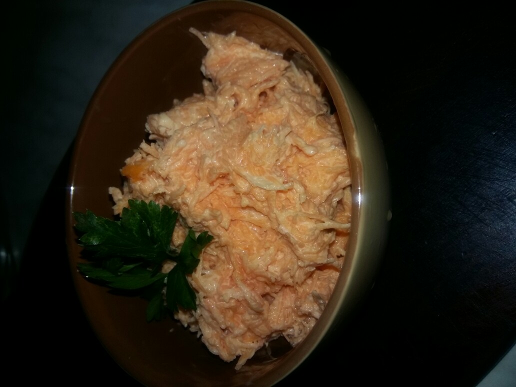 Морковь с чесноком