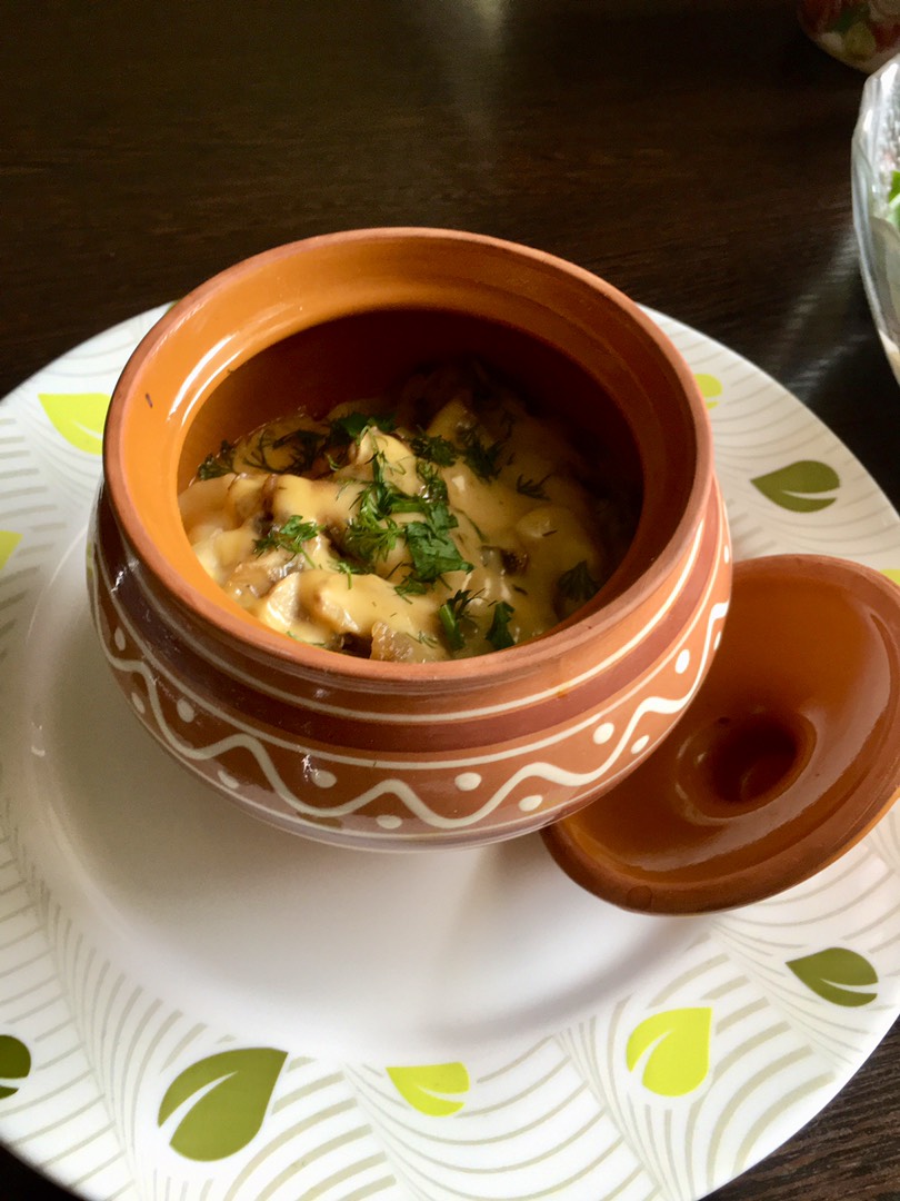 🥟Китайские жареные пельмени с королевскими шампиньонами