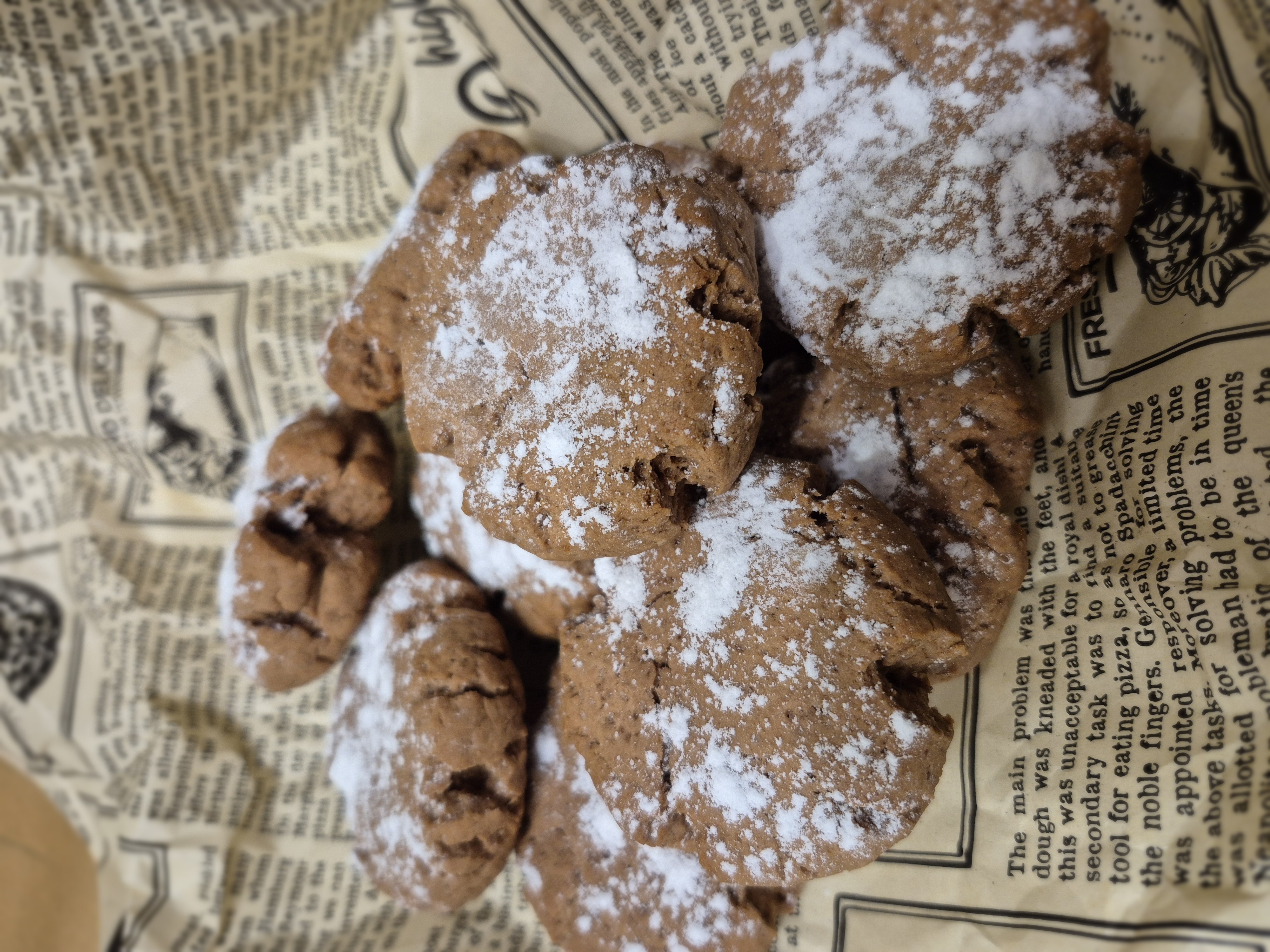 Шоколадно-банановое печенье 