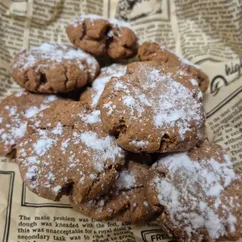 Шоколадно-банановое печенье 