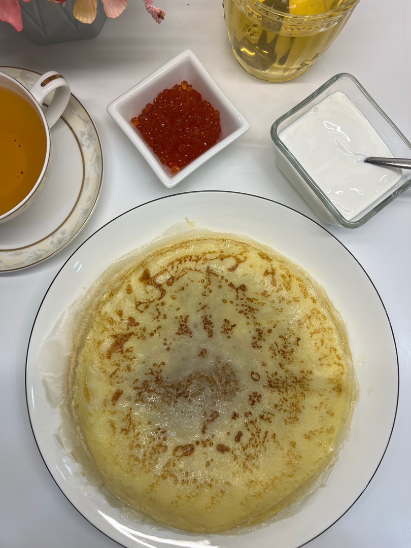 Блинчики без муки и соды. Низкокалорийные