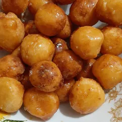 🍡 Творожные шарики с карамелью 😋