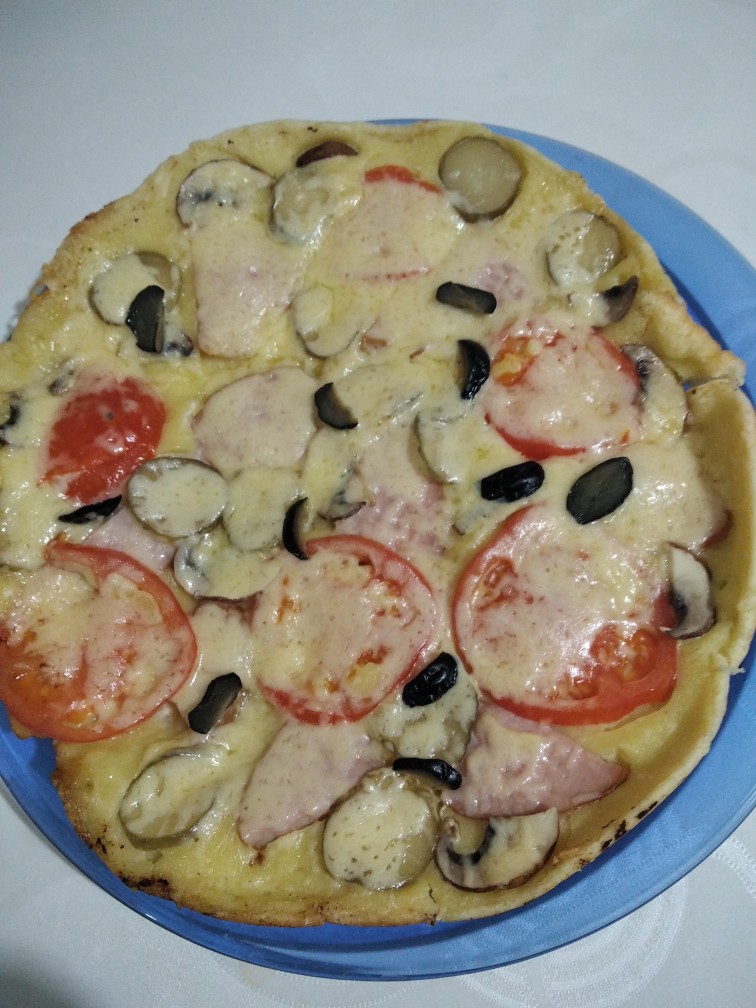 Пицца на сковороде за 10 кефир