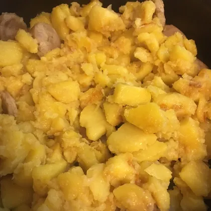 Жареная картошка с колбаской