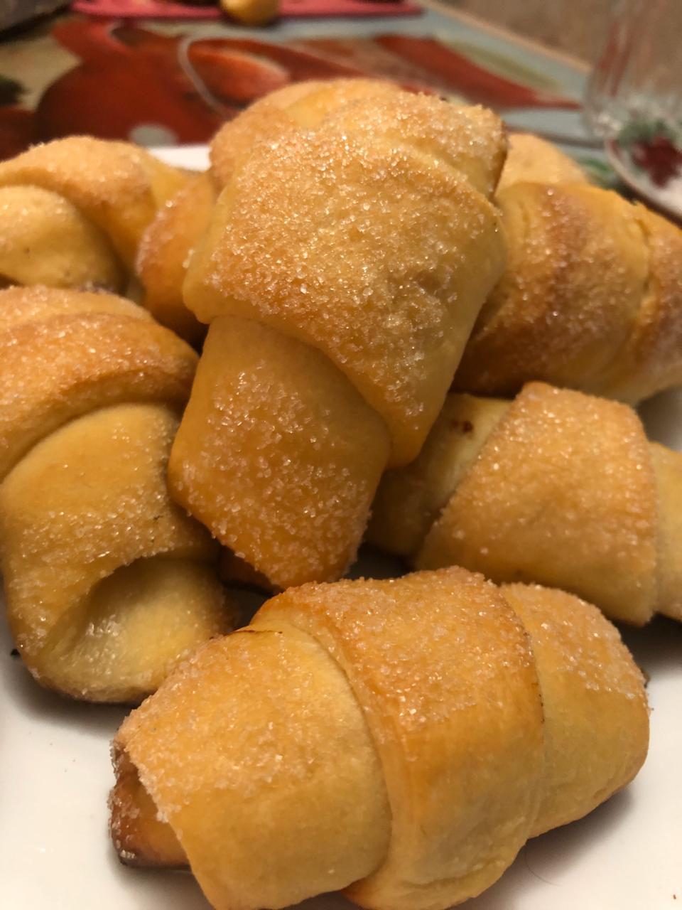 Рогалики с яблоком 🍎