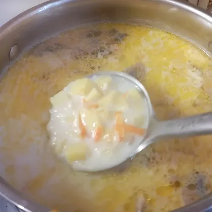 Сливочный суп из шампиньонов