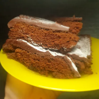 Шоколадно - ромовый торт