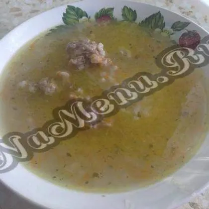 Рисовый суп с фрикадельками