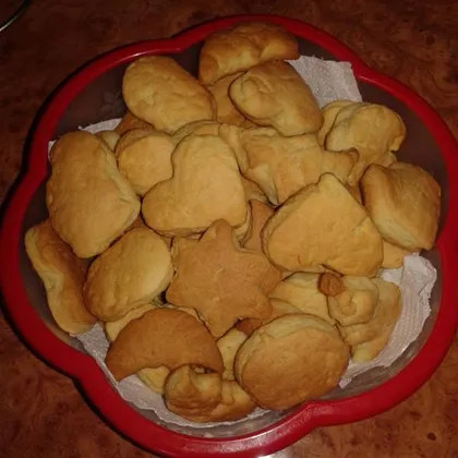 Песочное печенье на домашней сметане