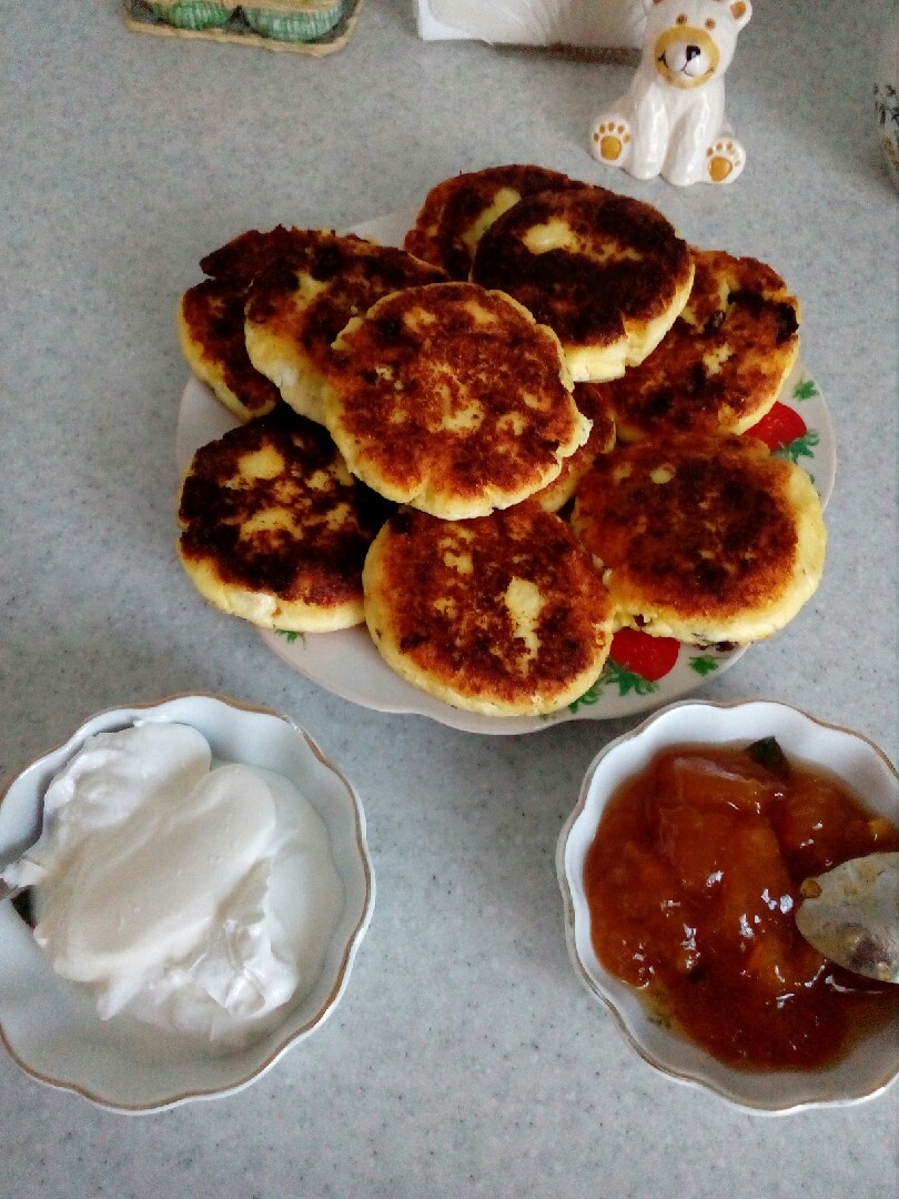 Сырники с кукурузной мукой