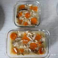 Заливное из куриных крылышек