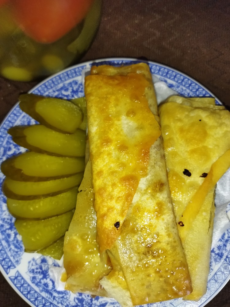 Лаваш с мясо-картофельной начинкой