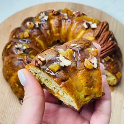 Пирог с творогом и орехом пекан 🥧