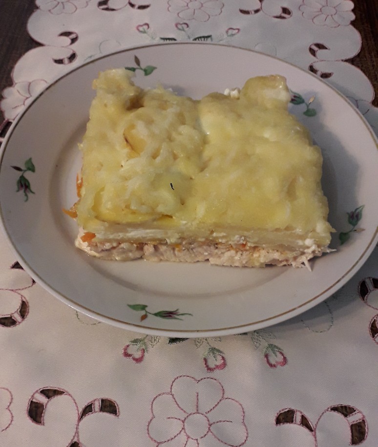 Курица с картофелем в духовке