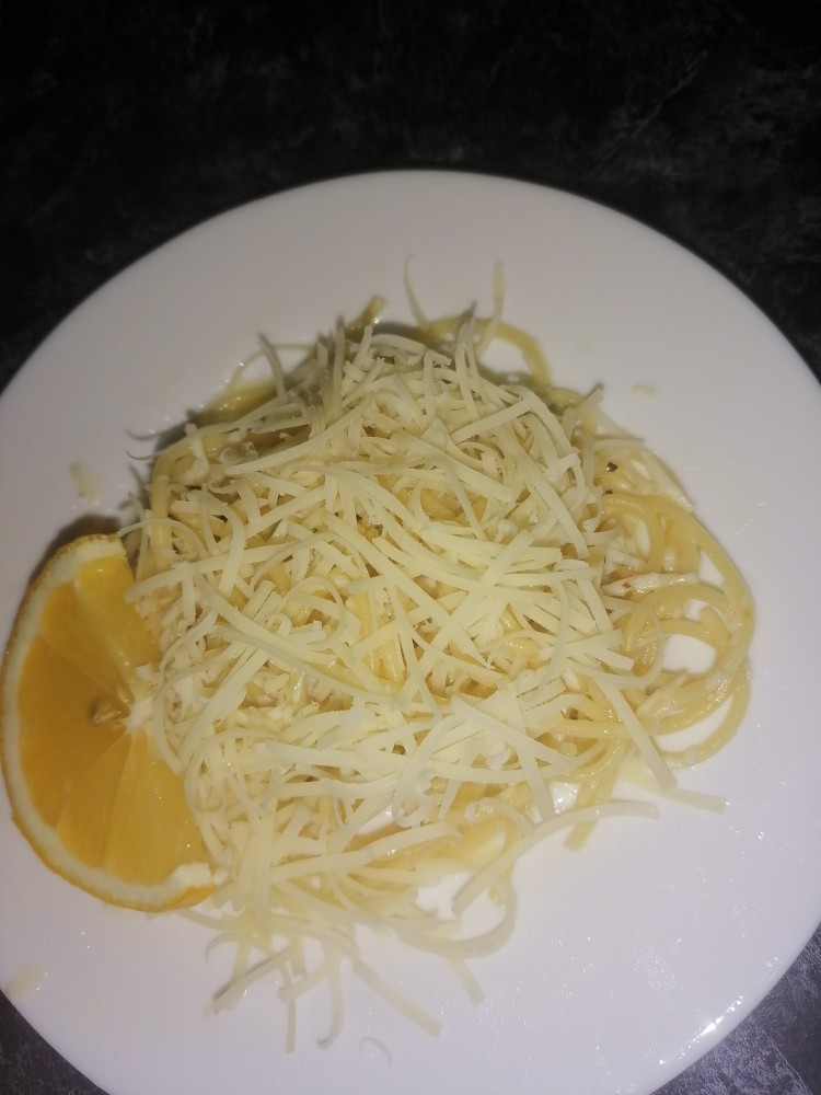 Лимонные спагетти
