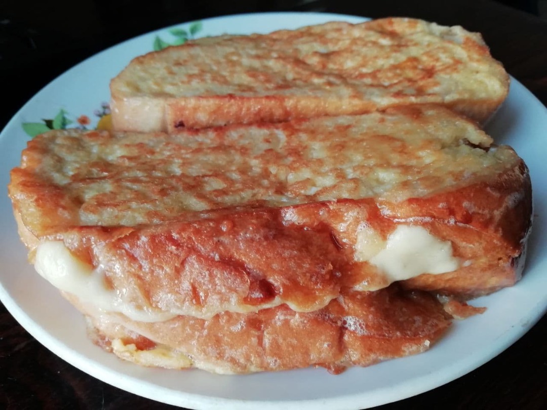 Гренки с сыром