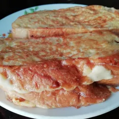 Гренки с сыром