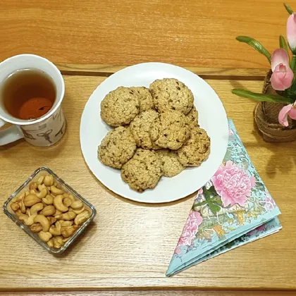 ПП овсяные печенье семенами льна🍪