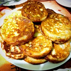 Сырные оладушки