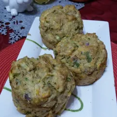 Маффины с сыром и рыбой