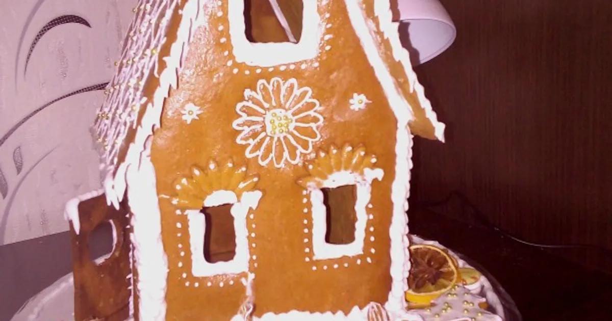 🍪Новогодний пряничный домик - своими руками за два дня. Как сделать пряничный домик