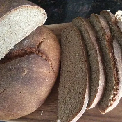 Ржаной-пшеничный хлеб на Детмольдерской закваске