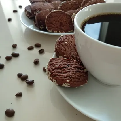 Кофейно-шоколадное печенье