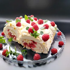 Меренговый рулет
